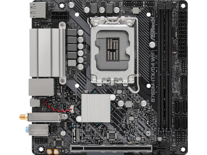 ASRock B760M-ITX/D4 WIFI Hovedkort Intel Socket