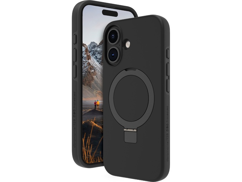 dbramante1928 iPhone 16 Plus Iceland Ultra D3O deksel (sort) Deksel til mobiltelefon