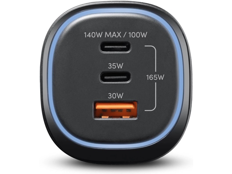 Andersson 165W Billader (sort) Mobilladere