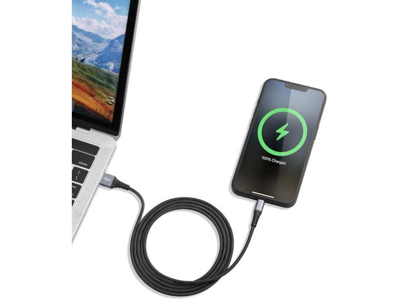 Andersson USB-A til lightning kabel 1,5m (sort) USB-kabler