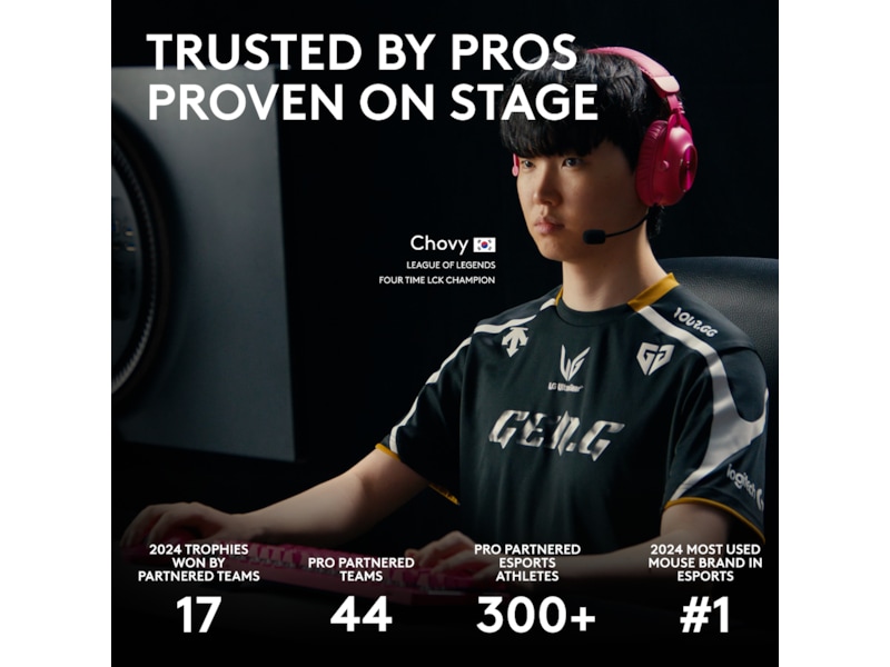 Logitech G Pro X Superlight 2 DEX trådløs gamingmus (sort) Gamingmus