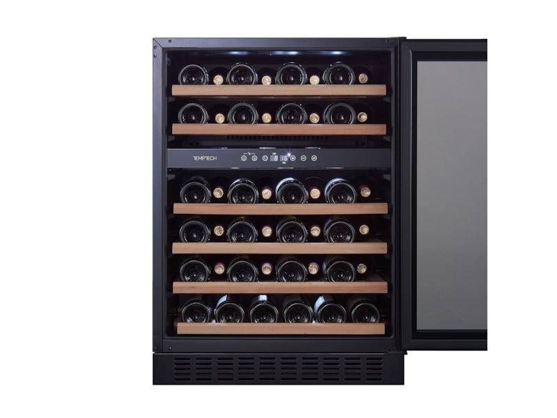 Temptech Classique CLX60DB vinskap (46 flasker) Frittstående vinskap