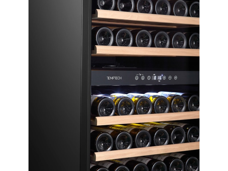 Temptech Classique CL120DB vinskap (94 flasker) Frittstående vinskap