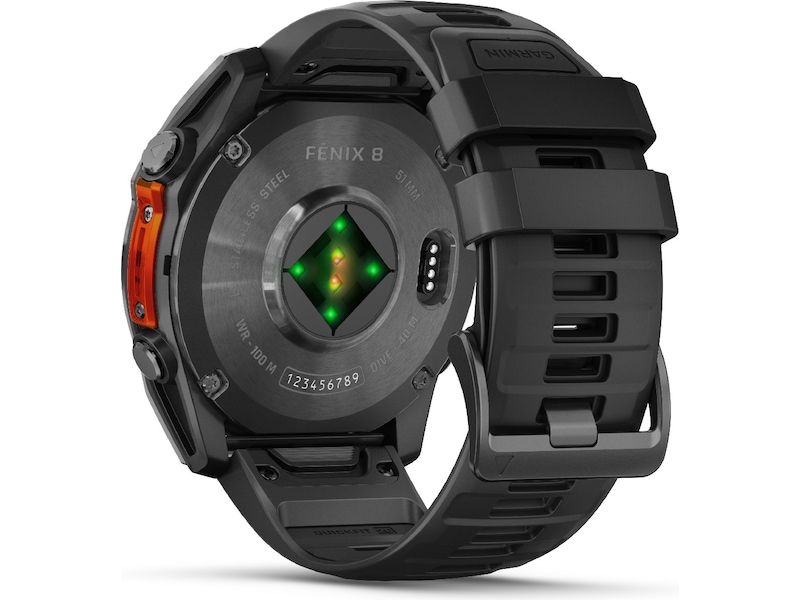 Garmin fenix 8 AMOLED 51mm GPS (slate gray/stainless steel) Smartklokker