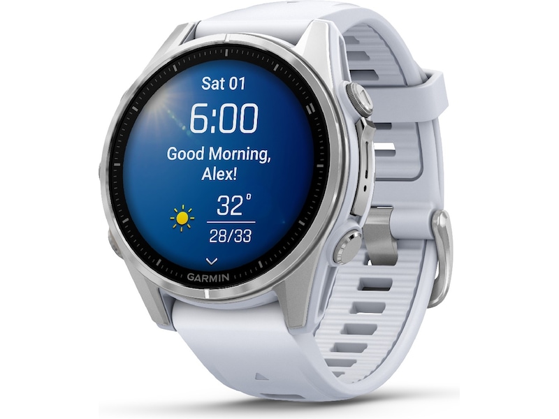 Garmin fenix 8 AMOLED 43mm GPS (stainless steel/whitestone) Smartklokker