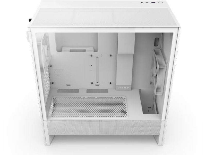 NZXT H5 Flow Mid Tower (hvit) Midi tower