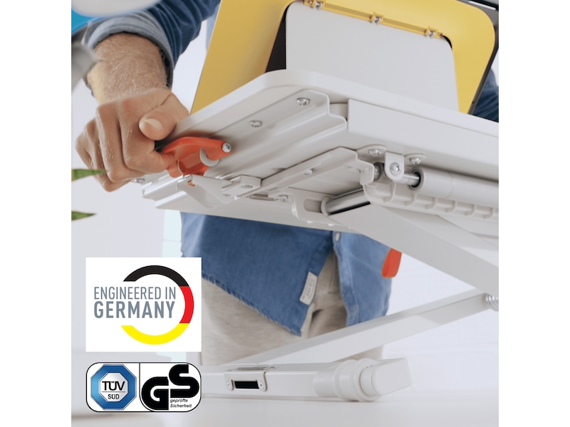 Leitz Ergo Cosy Justerbart PC bord m/plate (hvit) Laptopstand