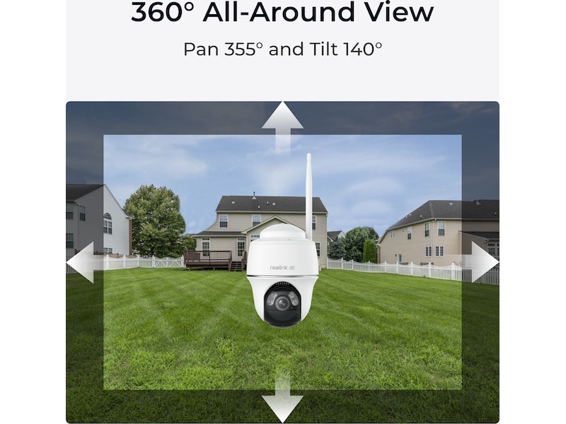 Reolink Argus PT Ultra 4K trådløst utendørs overvåkningskamera Overvåkningskameraer