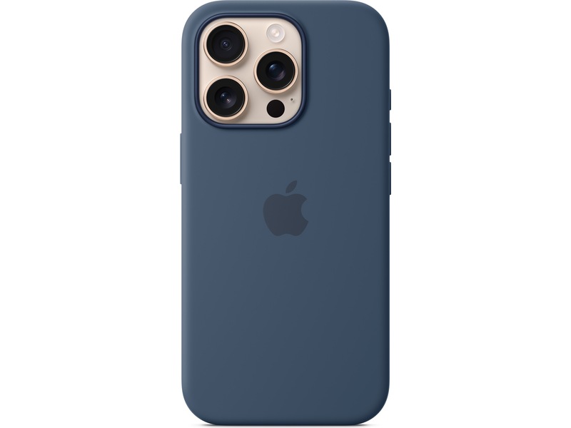 Apple iPhone 16 Pro Silikondeksel (denim) Deksel til mobiltelefon
