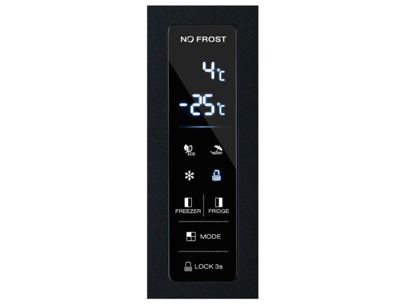 Avant MDR79DI1 Side-by-side kjøle- og fryseskap (sort) Side-by-side kjøleskap