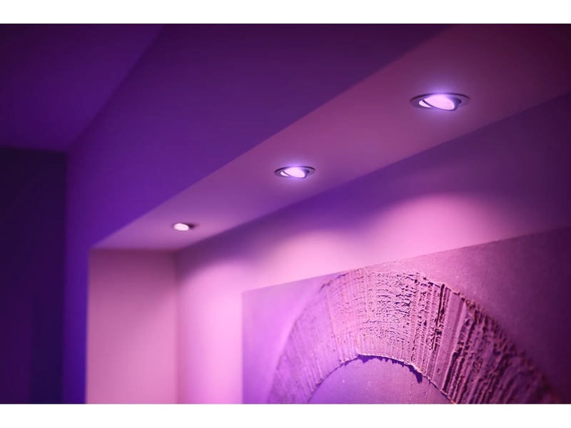 Philips Hue Innfelt Centura-spotlight R (aluminium) Taklampe