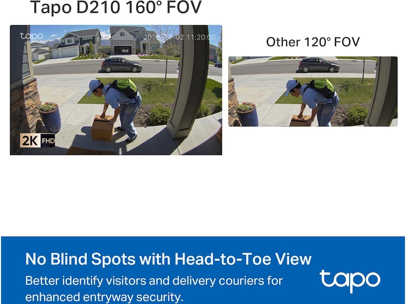 TP-Link Tapo D210 ringeklokke kamera Ringeklokker