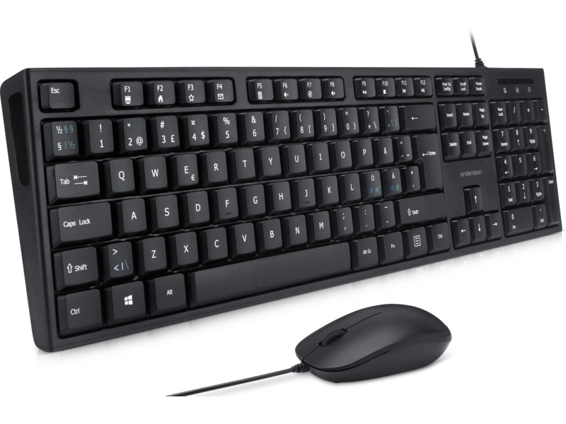 Andersson tastatur og mus Mus & tastatur -kombipakker