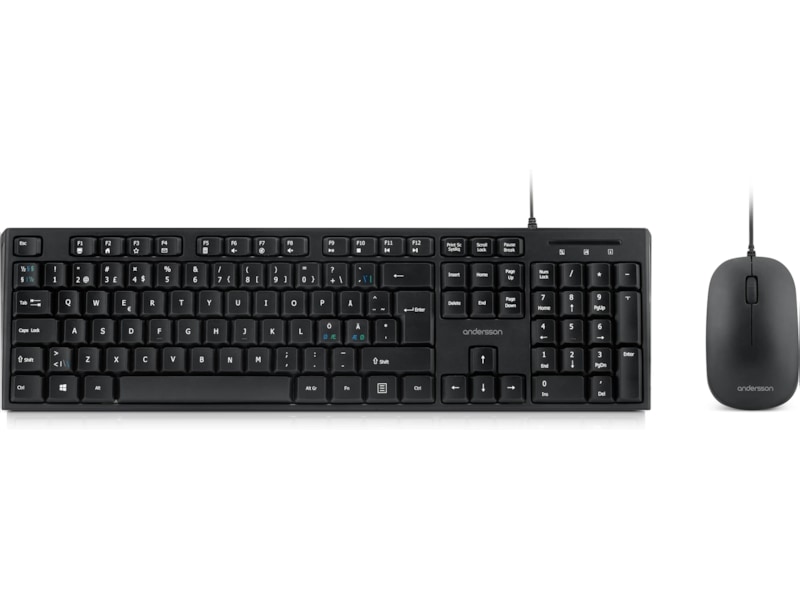Andersson tastatur og mus Mus & tastatur -kombipakker