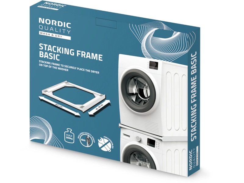 Nordic Quality Stableramme basic, tynn Tilbehør til vaskemaskin og tørketrommel