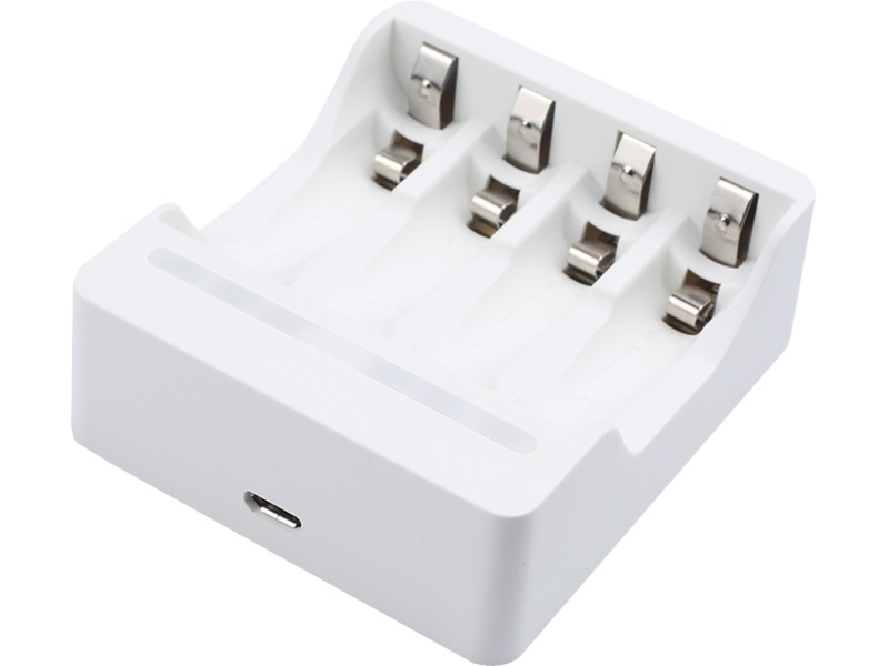 Andersson USB-C Batterilader AA/AAA (hvit) Batteriladere