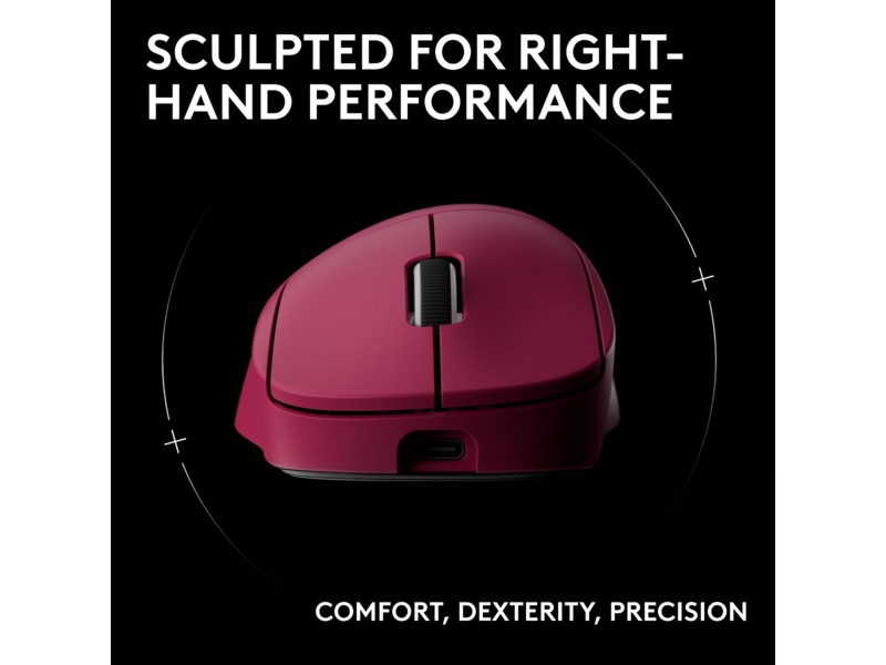 Logitech G Pro X Superlight 2 DEX trådløs gamingmus (rosa) -B-Grade Demo mus