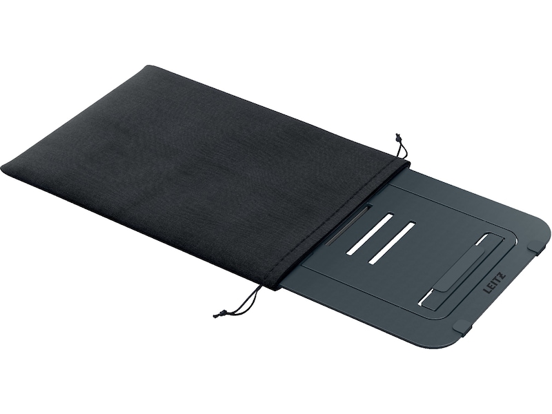 Leitz Ergo Laptopstativ, aluminium ultraflatt justerbart Laptopstand