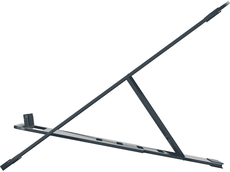 Leitz Ergo Laptopstativ, aluminium ultraflatt justerbart Laptopstand