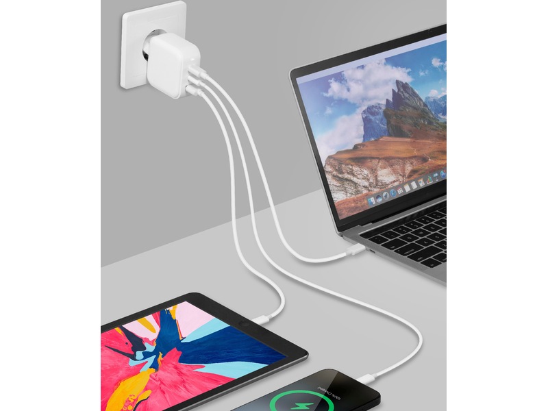 Andersson 65W Vegglader (hvit) Mobilladere