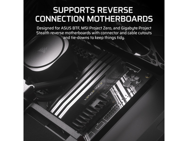 Corsair FRAME 4000D ARGB Mid-Tower (sort) Midi tower