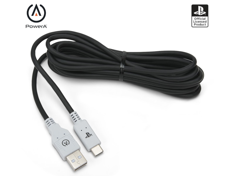 PowerA USB-C kabel for PS5 (sort/hvit) USB-kabler