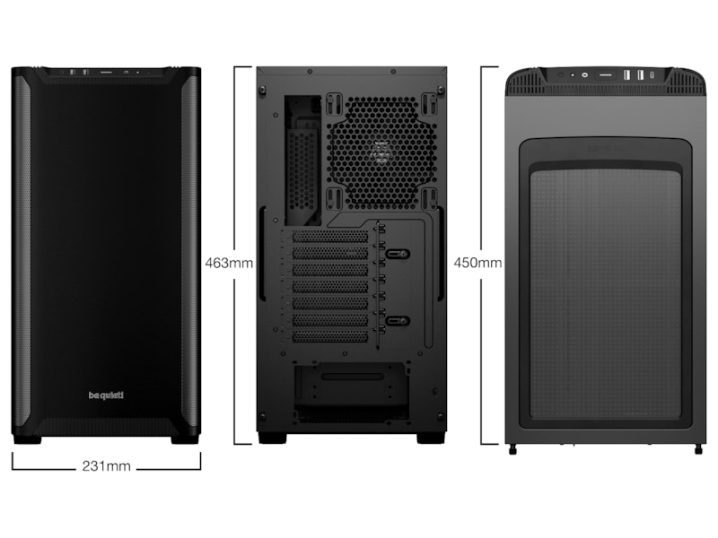 be quiet! PURE BASE 501 Mid Tower (sort) Midi tower