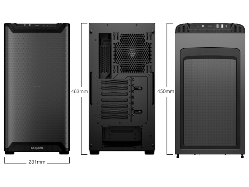 be quiet! PURE BASE 501 Airflow Black Mid Tower (sort) Midi tower