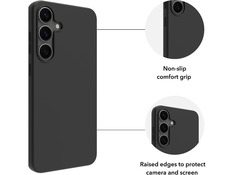 dbramante1928 Galaxy S25+ Nuuk deksel - Bulk (sort) Deksel til mobiltelefon