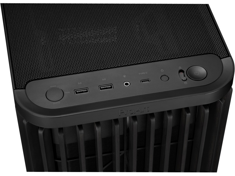 Asus Proart PA401 Wood Metal PWM Mid Tower (sort) Midi tower