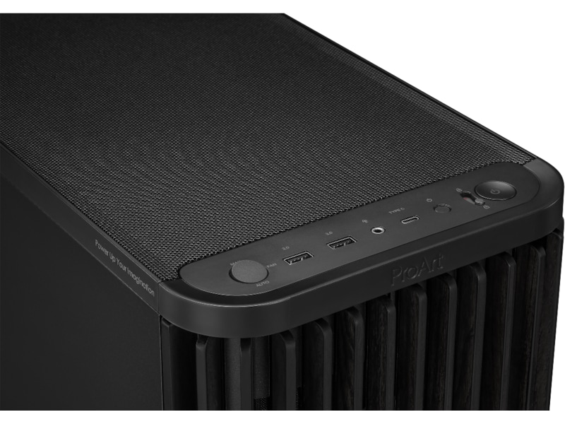 Asus Proart PA401 Wood Metal PWM Mid Tower (sort) Midi tower