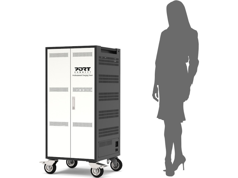 Port Design Charging Cabinet 30 Notebooks + Rack 19' Batteri og lader