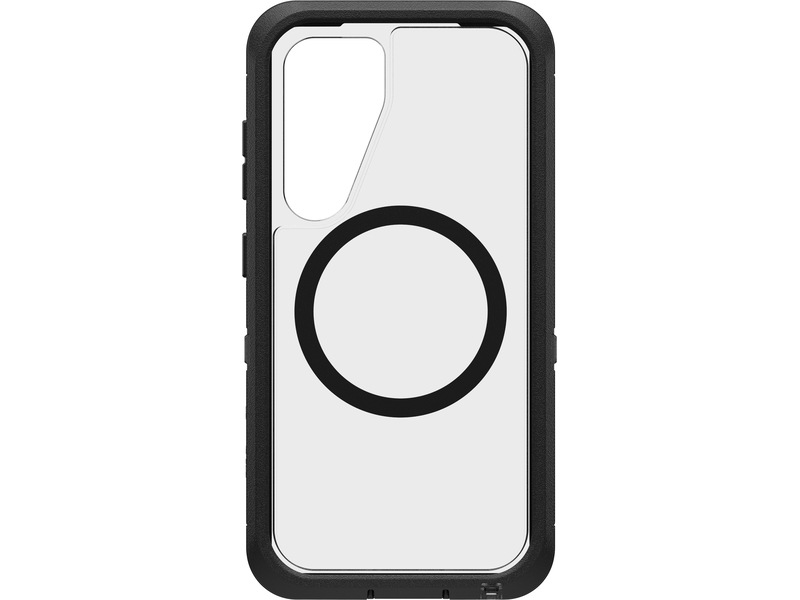 OtterBox Galaxy S25 Defender XT deksel (gjennomsiktig/sort) Deksel til mobiltelefon