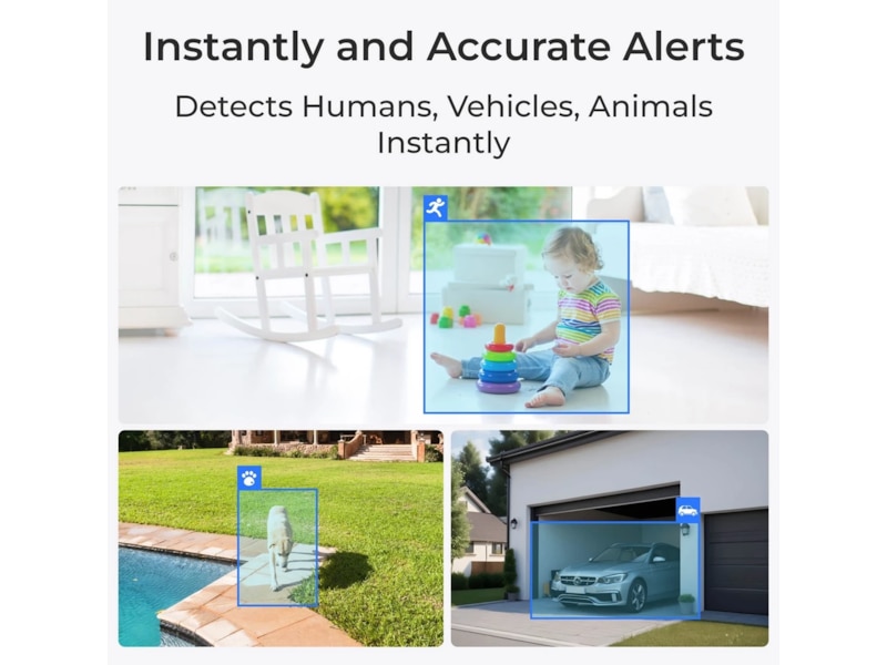 Reolink Home Hub med 4x Argus 3 pro kamera Overvåkningskameraer