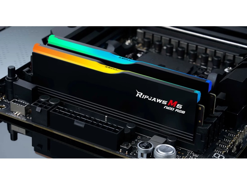 G.Skill Ripjaws M5 NEO 6000MHz DDR5 32GB RGB (sort) Minnebrikker
