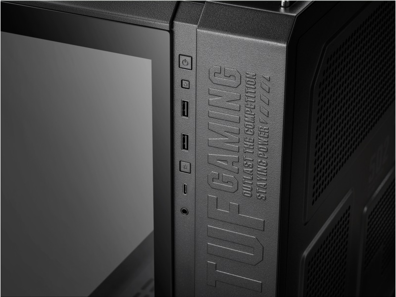 Asus TUF Gaming GT502 Plus TG ARGB Mid Tower (sort) Midi tower