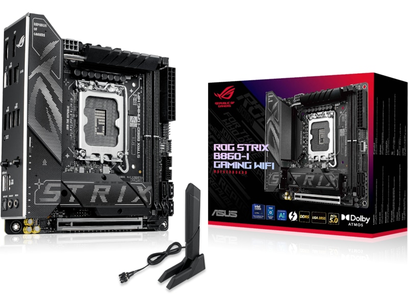 ASUS ROG STRIX B860-I GAMING WIFI Hovedkort Intel Socket