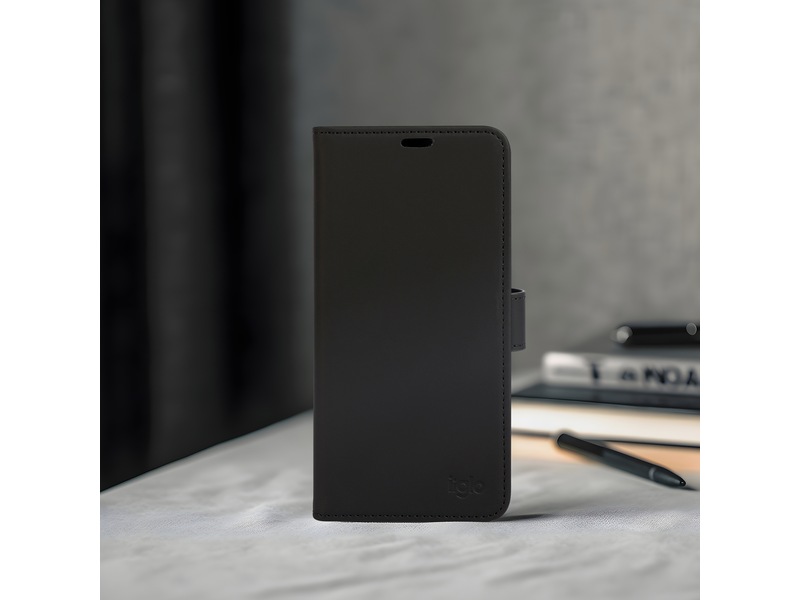iiglo Galaxy A56 Lommebokdeksel (sort) Deksel til mobiltelefon
