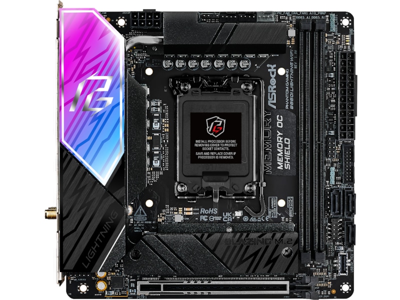 ASRock B860I Lightning WiFi Hovedkort Intel Socket