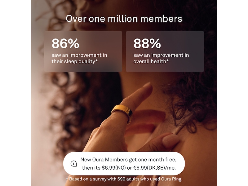 Oura Ring 4 Smart Ring str. 9 (gull) Smart ring