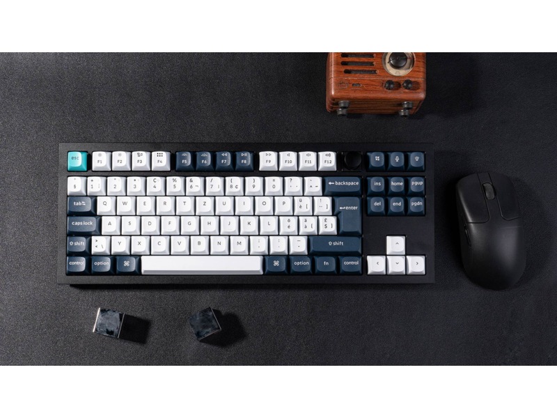 Keychron Q3 MAX 80% Trådløst Tastatur Brown Switches -B-Grade Demo tastatur