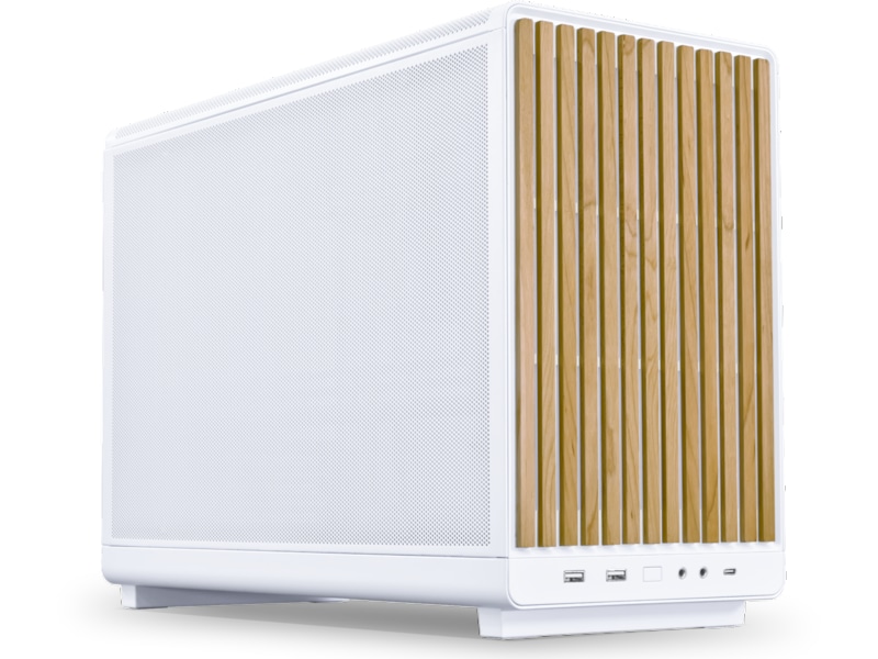 Lian Li A3- mATX-WD (hvit/beech) Midi tower