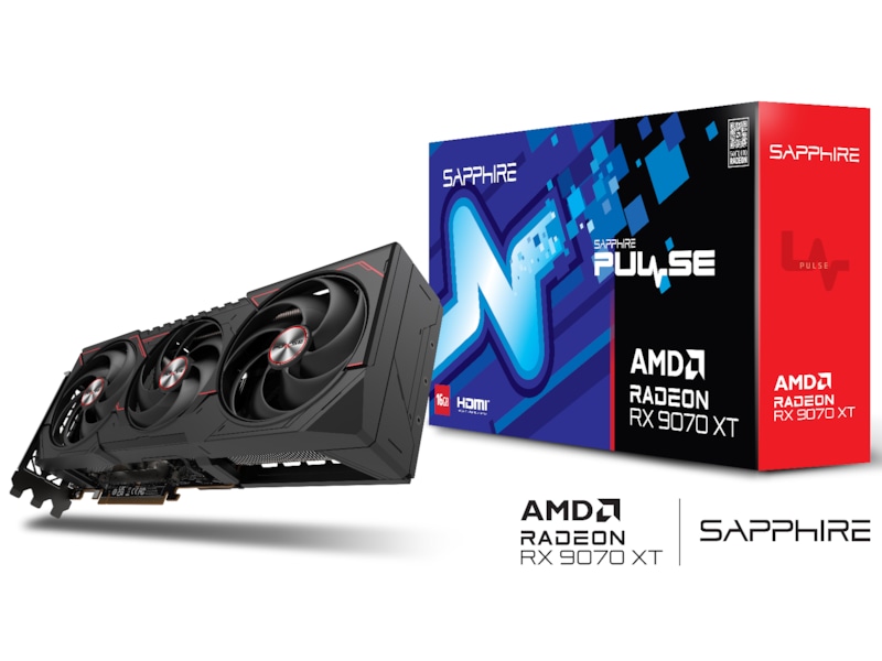 Sapphire PULSE AMD Radeon RX 9070 XT Gaming Skjermkort