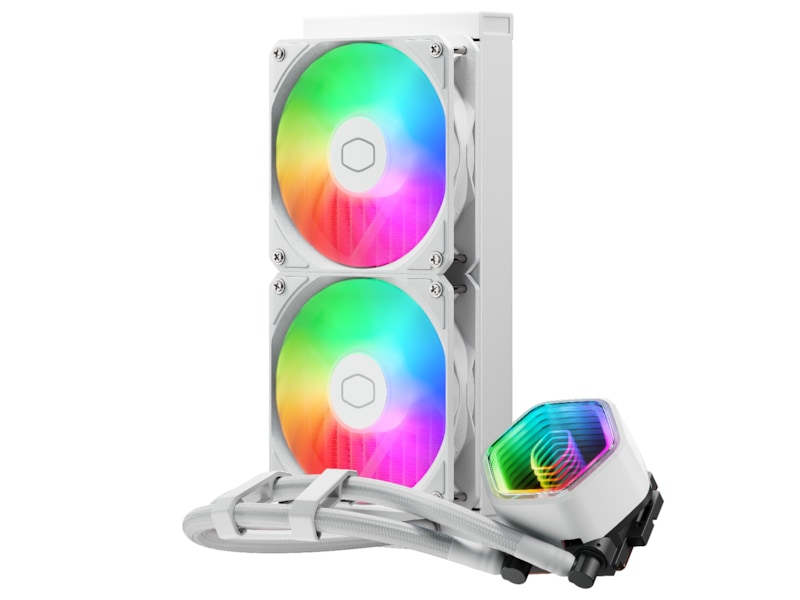 Cooler Master MasterLiquid 240 Core II ARGB Kjøler (hvit) CPU - Vannkjøling
