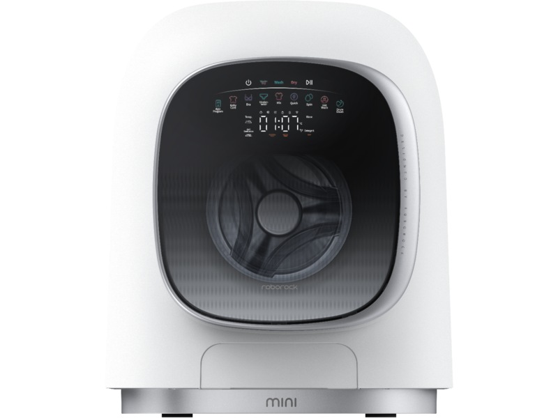Roborock ZEO Mini Vask/Tørk (hvit/sølv) Kombinert vaskemaskin og tørketrommel