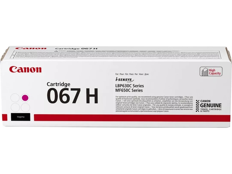 Canon toner 067 H Magenta Lasertoner
