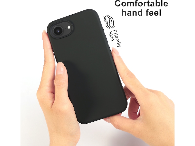 iiglo iPhone 17e / 16e Magnetic deksel (sort) Deksel til mobiltelefon