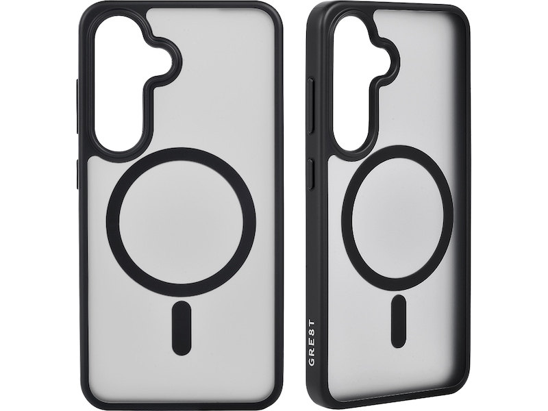 GRE8T Galaxy S24 Qi Protective Case (gjennomsiktig) Deksel til mobiltelefon