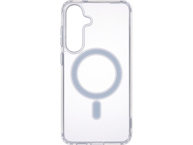 iiglo Galaxy S25+ Magnetic Silikondeksel (gjennomsiktig) Deksel til mobiltelefon