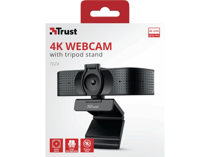 Trust Teza 4K Ultra HD Webkamera Webkamera